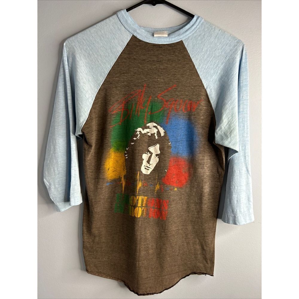 Vintage 1983 Billy Squier Concert T Shirt Emotions in Motion Tour
